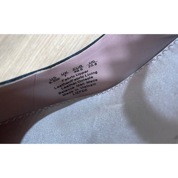 Pnina Tornai 4 Naturalizer Liefde Satin Rhinestone Mules Black Size 9.5 Wide NIB - Picture 11 of 13